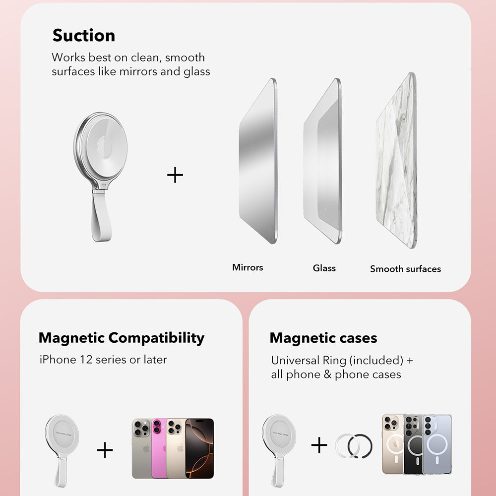 Držač prstena ESR HaloLock, Beli