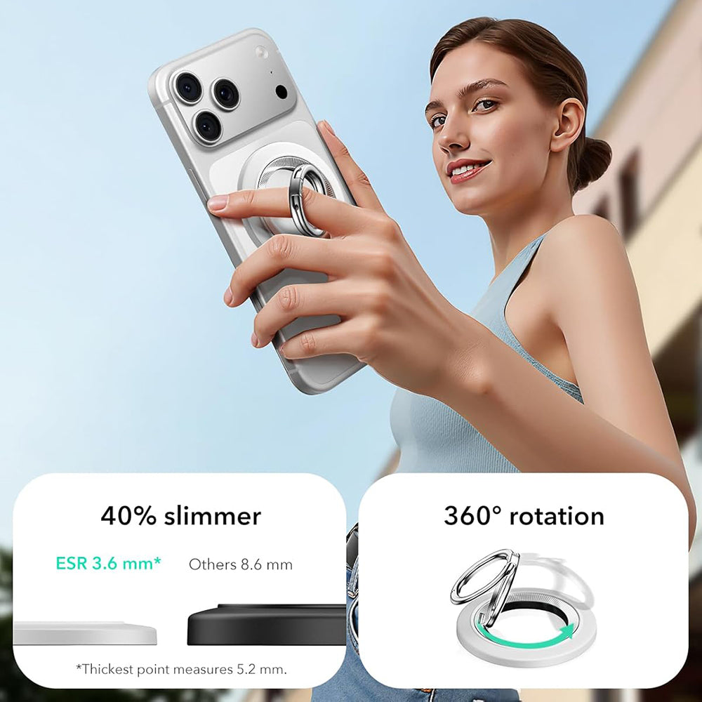 Držač prstena ESR HaloLock, Beli