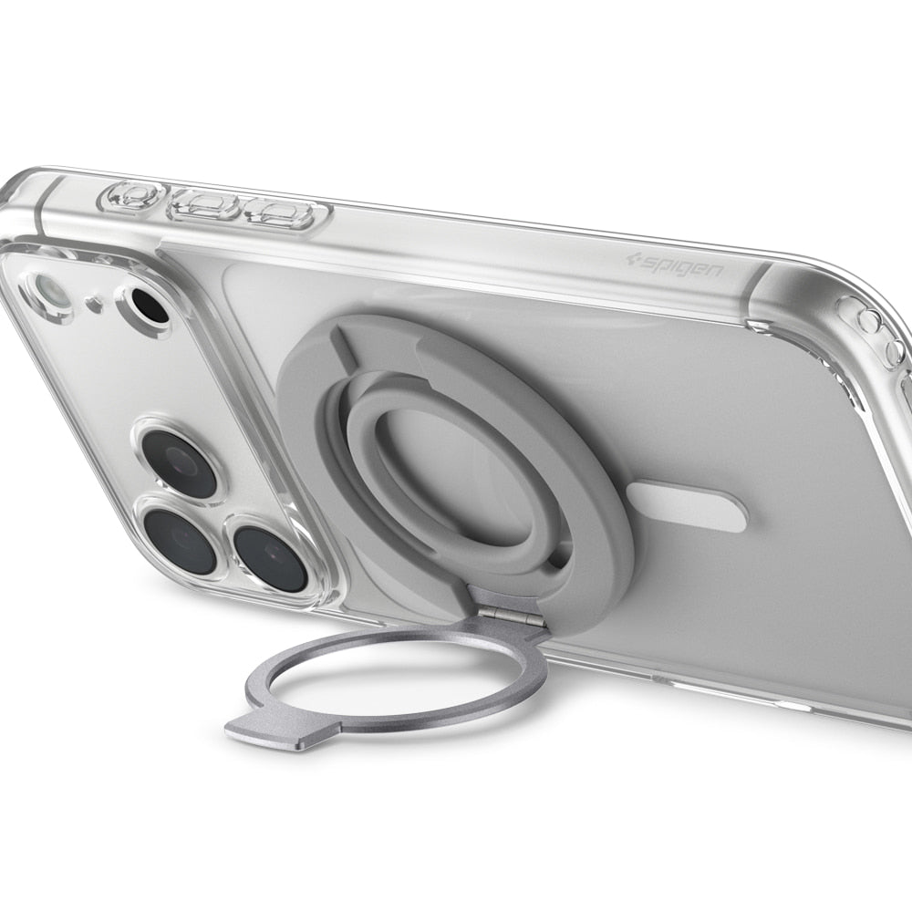 Držač prstena Spigen Dual Pop Mag S, univerzalni, sivi AMP11736