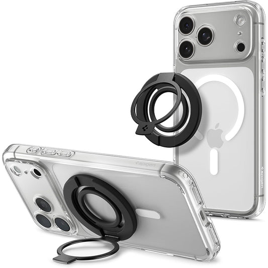 Držač prstena Spigen Dual Pop Mag S, Univerzalni, Crni AMP11735