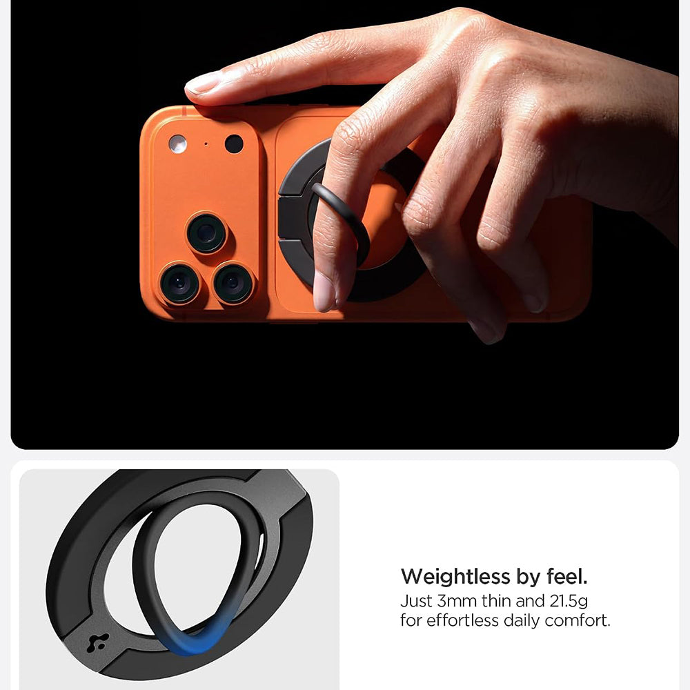 Držač prstena Spigen Dual Pop Mag S, Univerzalni, Crni AMP11735