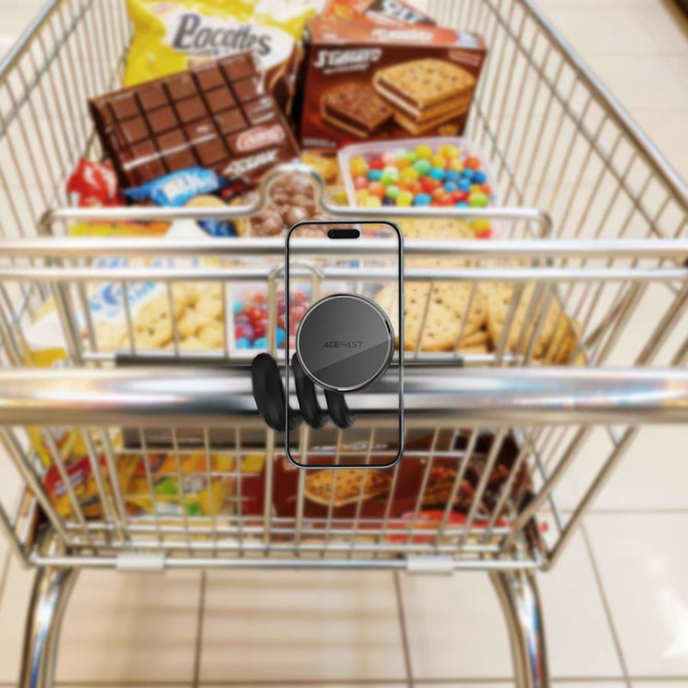 Magnetni nosač Acefast E36, Univerzalan, Crn