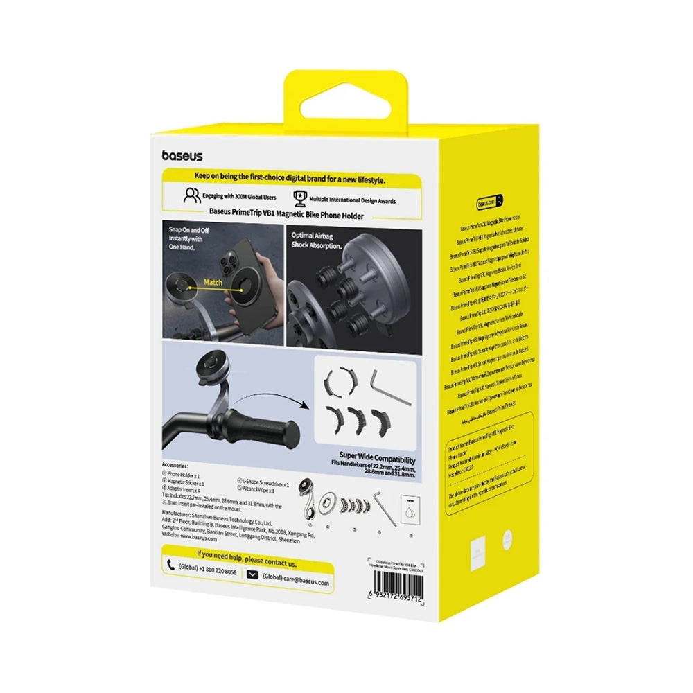 Suport Bicicleta Baseus PrimeTrip VB1, Univerzalan, Crni C0013D00