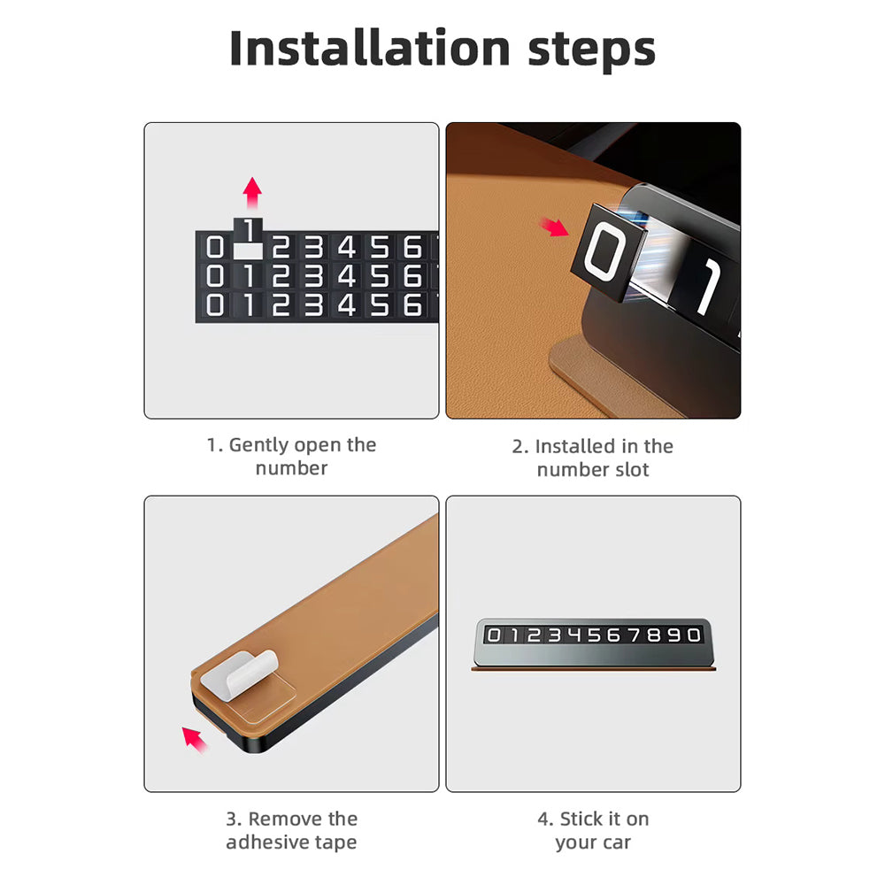 Držač za broj telefona u automobilu Techsuit DialCraft