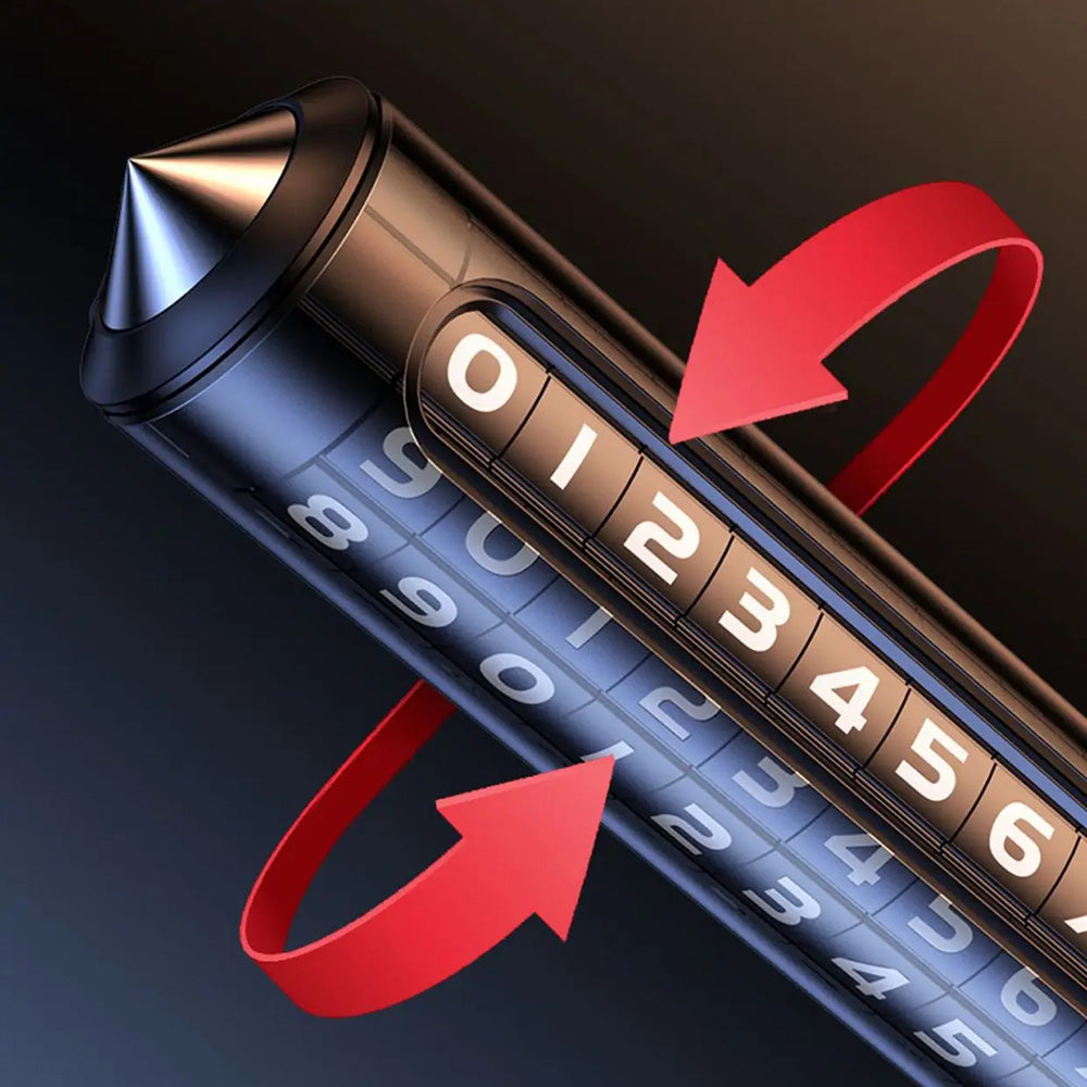 Držač za broj telefona u automobilu Techsuit ResQTag