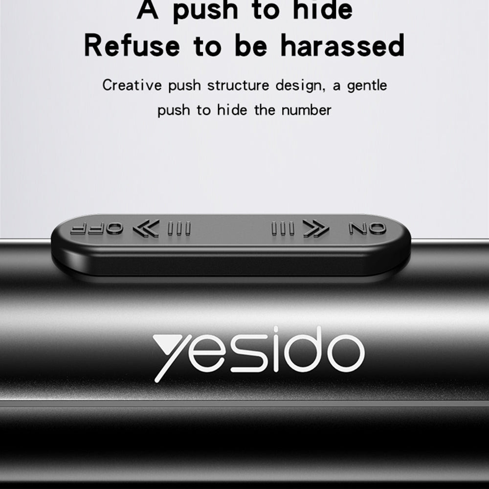 Držač za broj telefona u automobilu Yesido C202, Crni