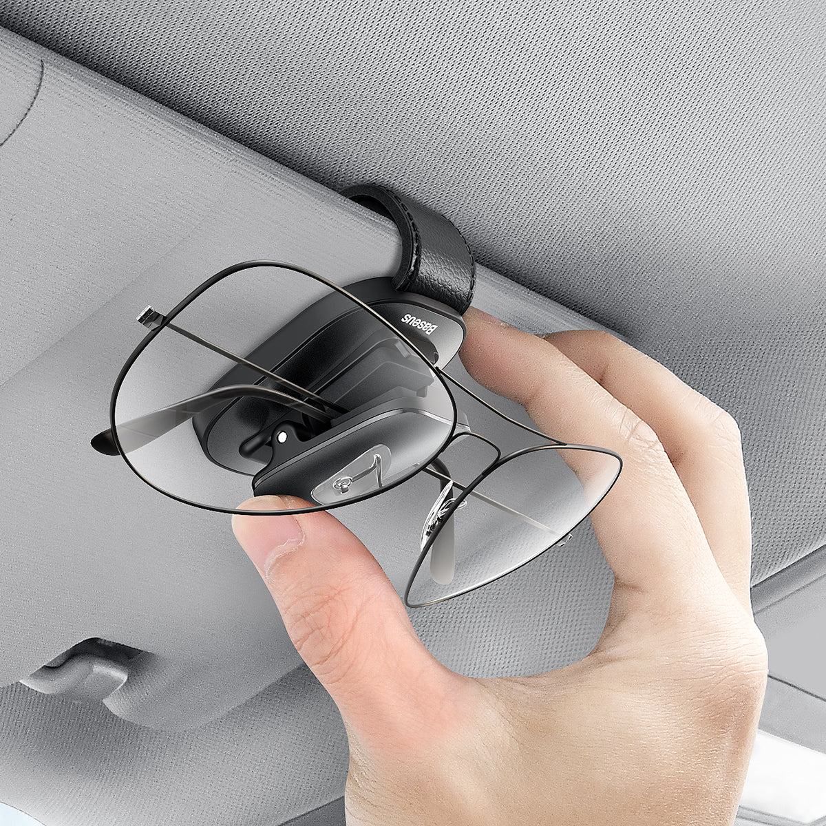 Baseus Platinum Sunglasses Sun Glasses Clip, Black ACYJN-B01 