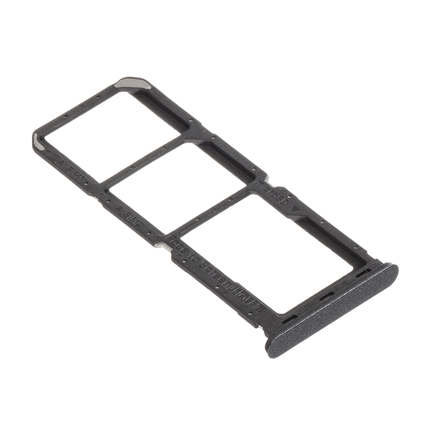 SIM holder - Card Oppo A38, Black (Glowing Black) 