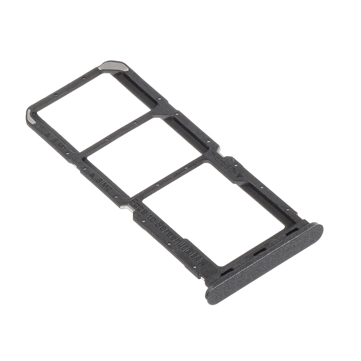 SIM holder - Card Oppo A18, Black (Glowing Black) 