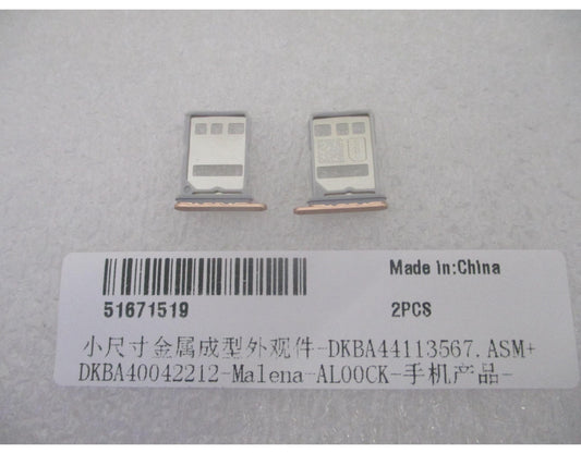 SIM držač Huawei Pura 90s Pro, narandžasta (Orange Soda), Service Pack 51671519