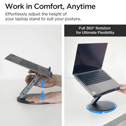 Suport Spigen LD204H za Laptop, Srebrni