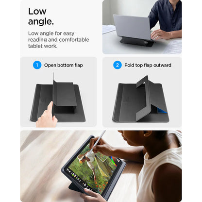Podrška Spigen Slim Fold LD201-S7 za Laptop max. 14 inča, Crna AMP11116