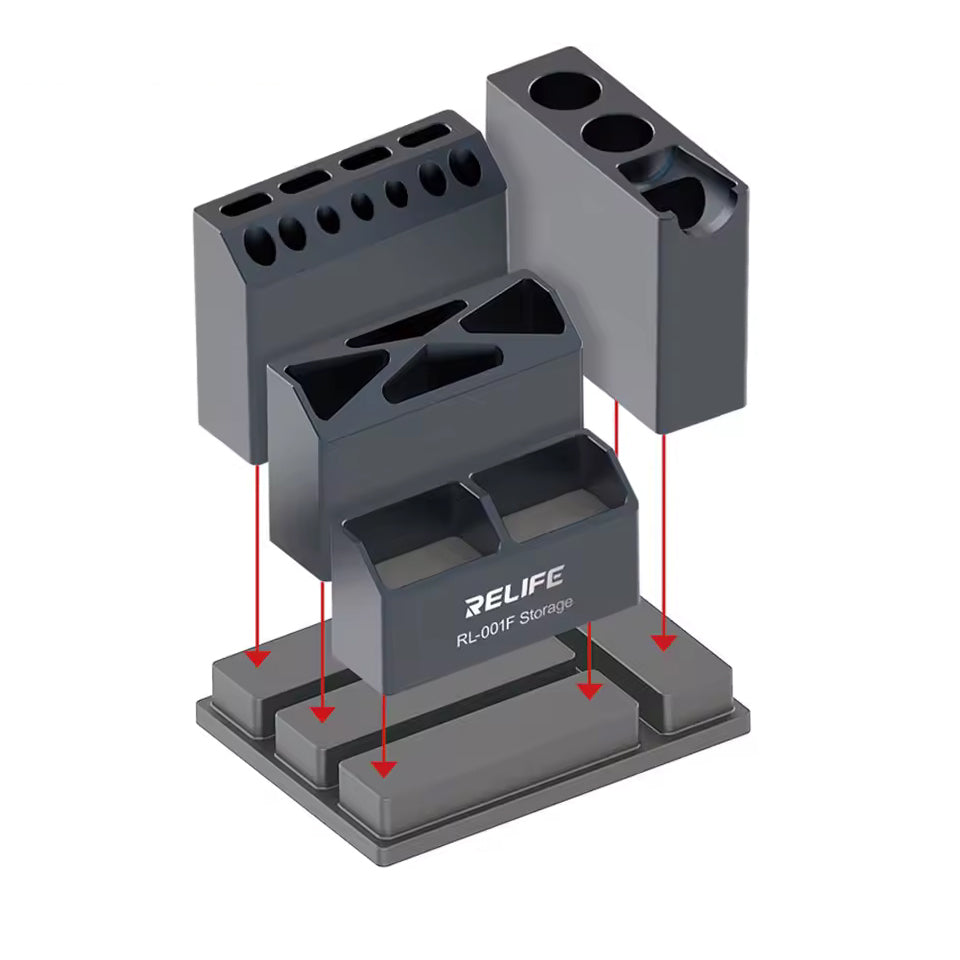 Držač šrafcigera Relife RL-001F, Sivi