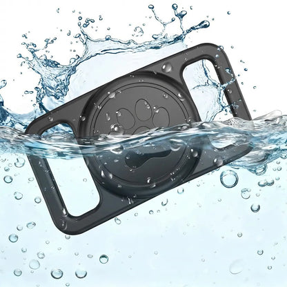 Nosilac Techsuit BuddyGuard DG1 za Apple AirTag na ogrlici kućnog ljubimca, Crni
