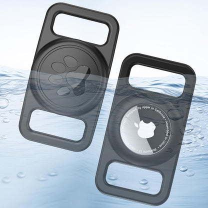 Nosilac Techsuit BuddyGuard DG1 za Apple AirTag na ogrlici kućnog ljubimca, Crni