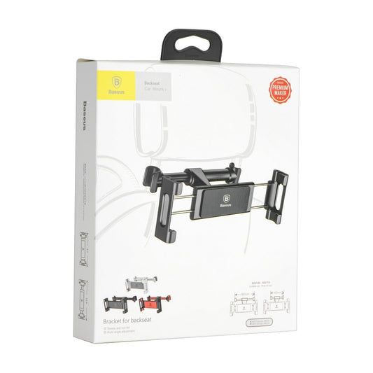 Baseus BackSeat Headrest Car Mount, 4.7inch - 12.9inch, Black SUHZ-01