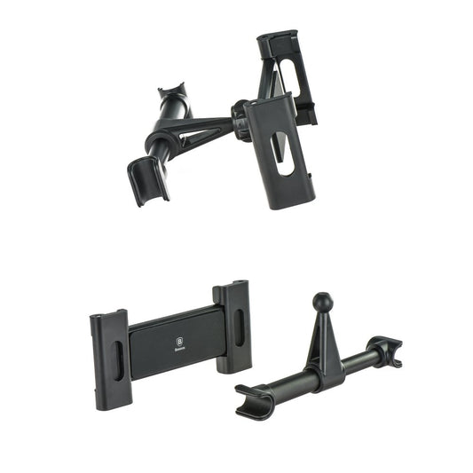 Baseus BackSeat Headrest Car Mount, 4.7inch - 12.9inch, Black SUHZ-01