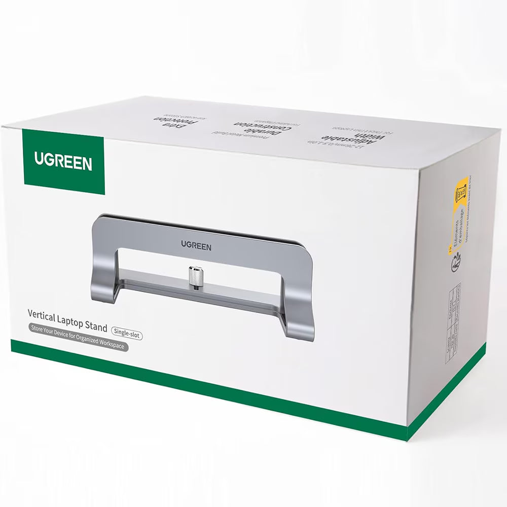 Vertikalni Stalak UGREEN LP258 (29277) za Laptop debljine 12mm - 26mm, Srebrni