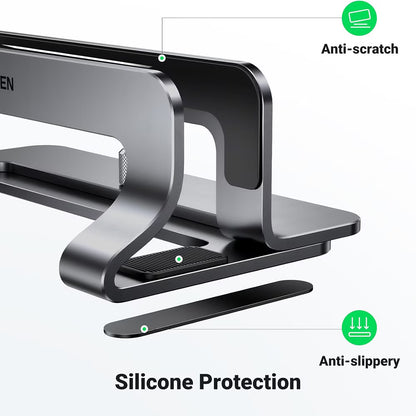 Vertikalni Stalak UGREEN LP258 (29277) za Laptop debljine 12mm - 26mm, Srebrni