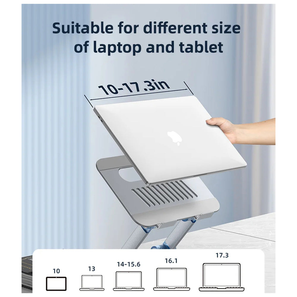 Nosiljka Yesido LP06 za laptop 10inch - 17.3inch, Srebrna