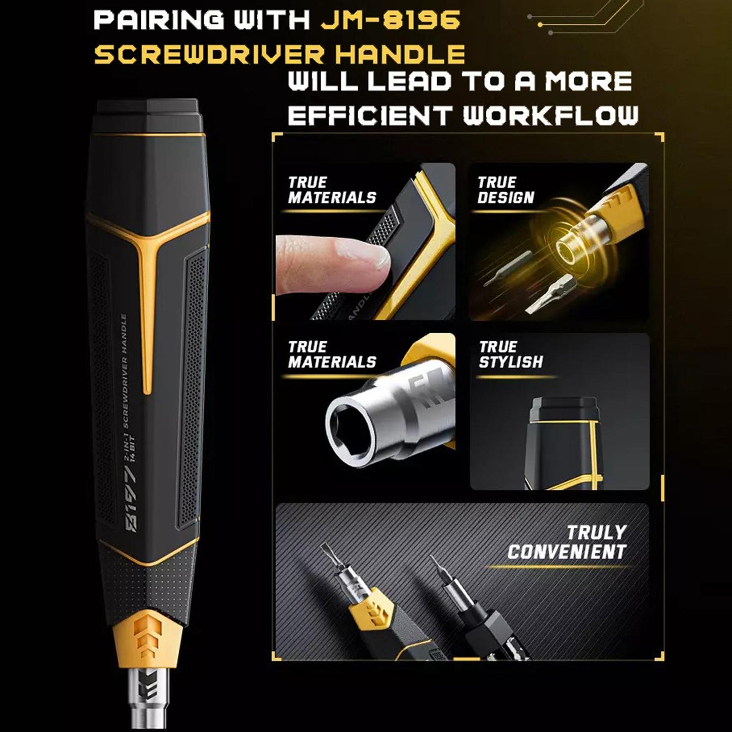 Šrafciger Jakemy JM-8199, 257in1