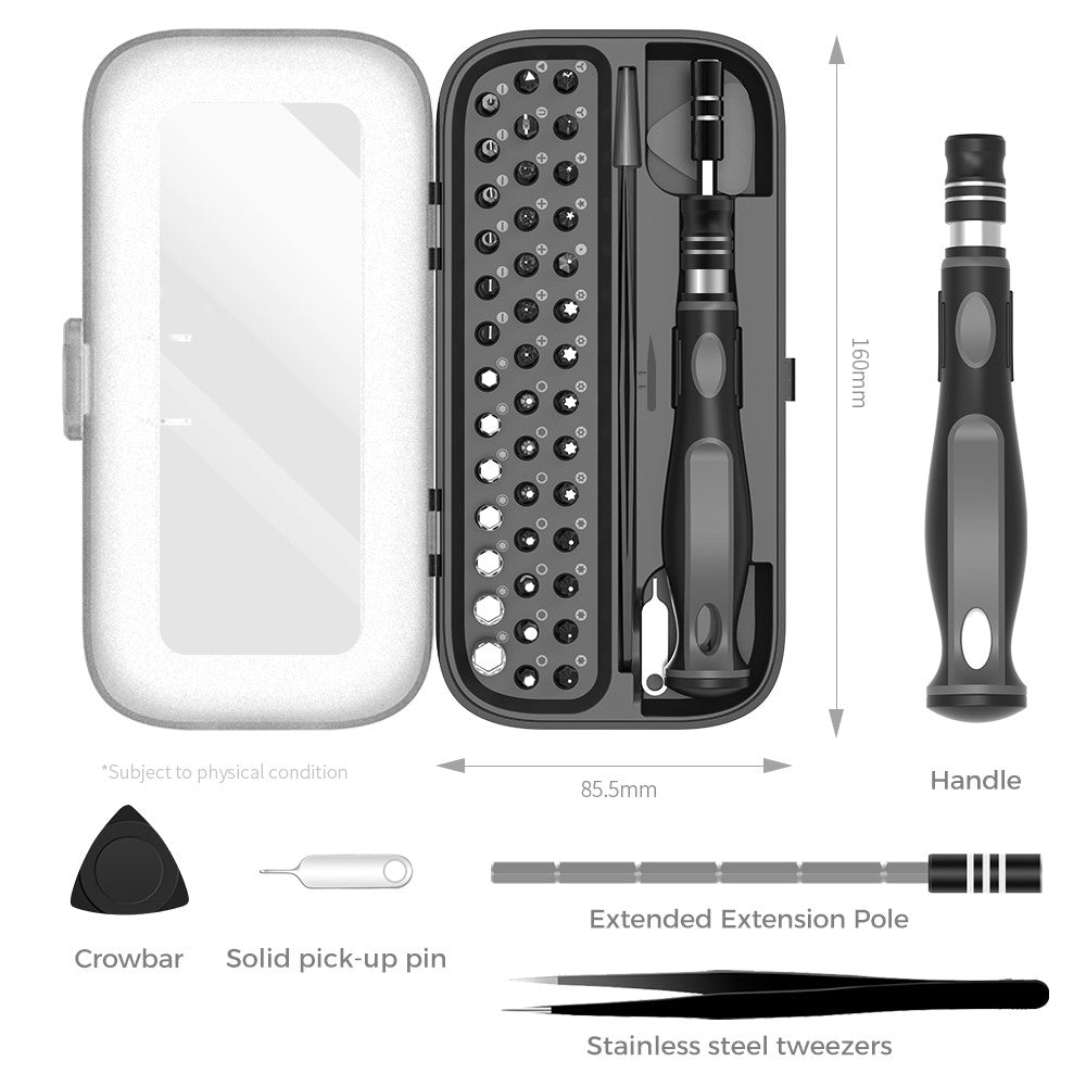 Šrafciger King'sdun KS-840059, 48in1, Siva