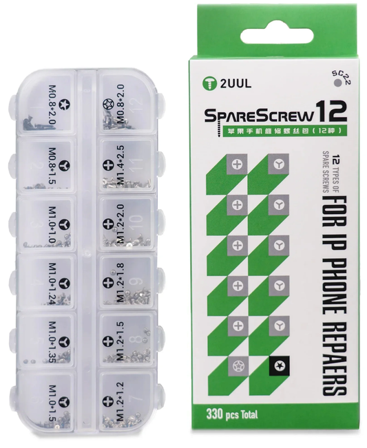 Šrafovi 2UUL SC22 za Apple iPhone seriju, 330in1