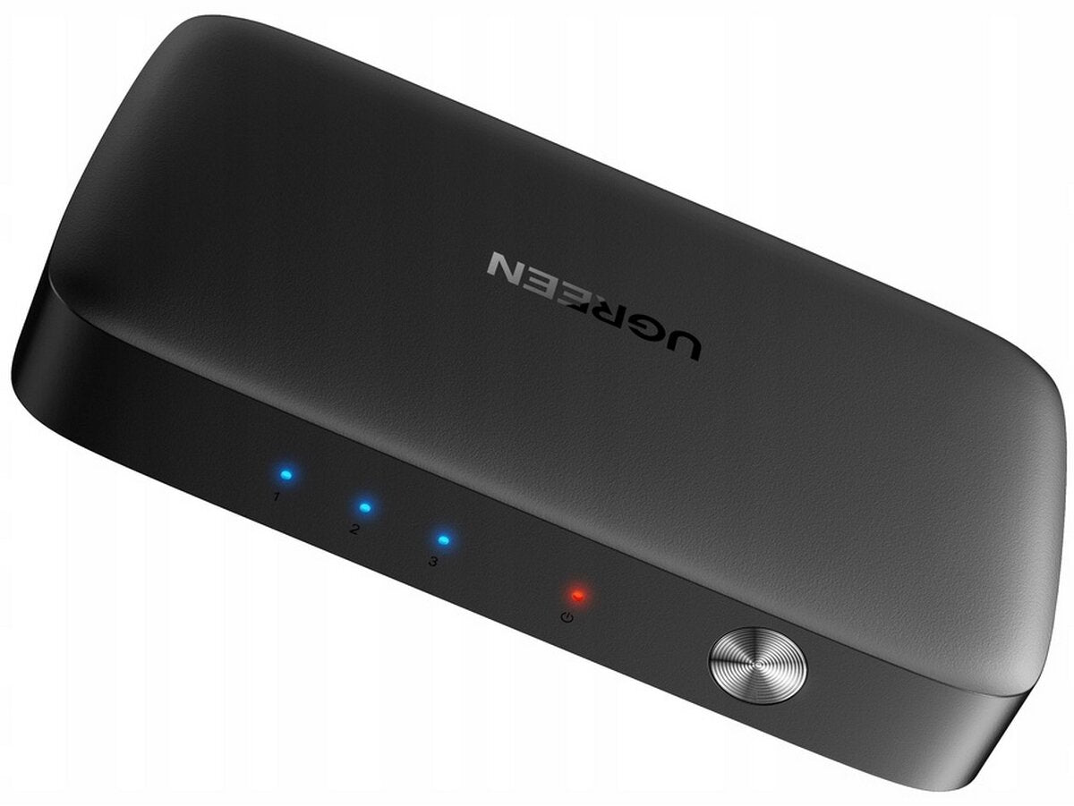 Video Switch UGREEN CM332, 3 x HDMI - HDMI, Black 