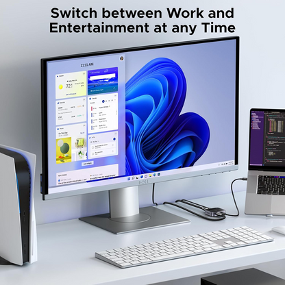 Switch Video HDMI / USB-C UGREEN AW503 (55452), Siva, Obnovljeno