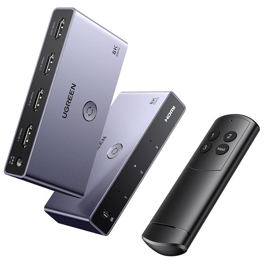 Switch Video HDMI UGREEN CM624 (15604), Siva, Ponovo zapečaćeno