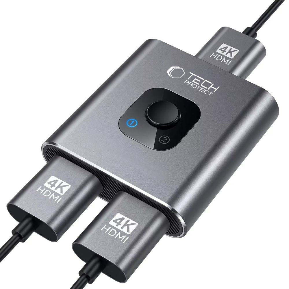 Switch Video HDMI Tech-Protect HB07, Sivi