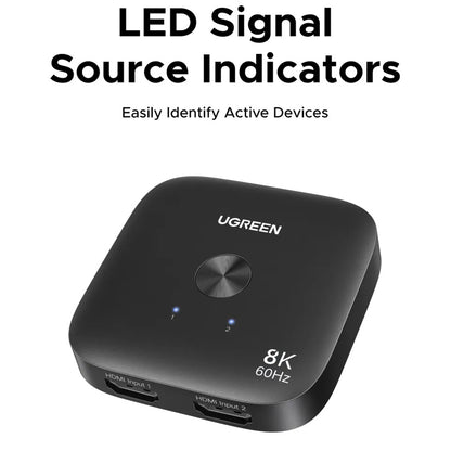 Switch Video HDMI UGREEN 65877, Crni