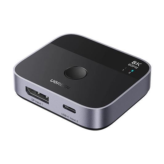 Switch Video DisplayPort / USB-C UGREEN 65878, Crni