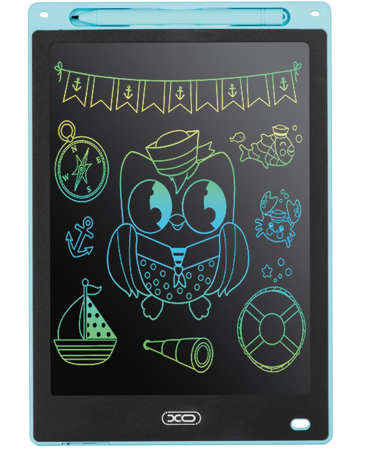 Drawing/Writing Tablet XO Design V01, 10inch, Blue