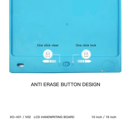 Tableta za crtanje / pisanje XO Design V02, 16 inča, Plava