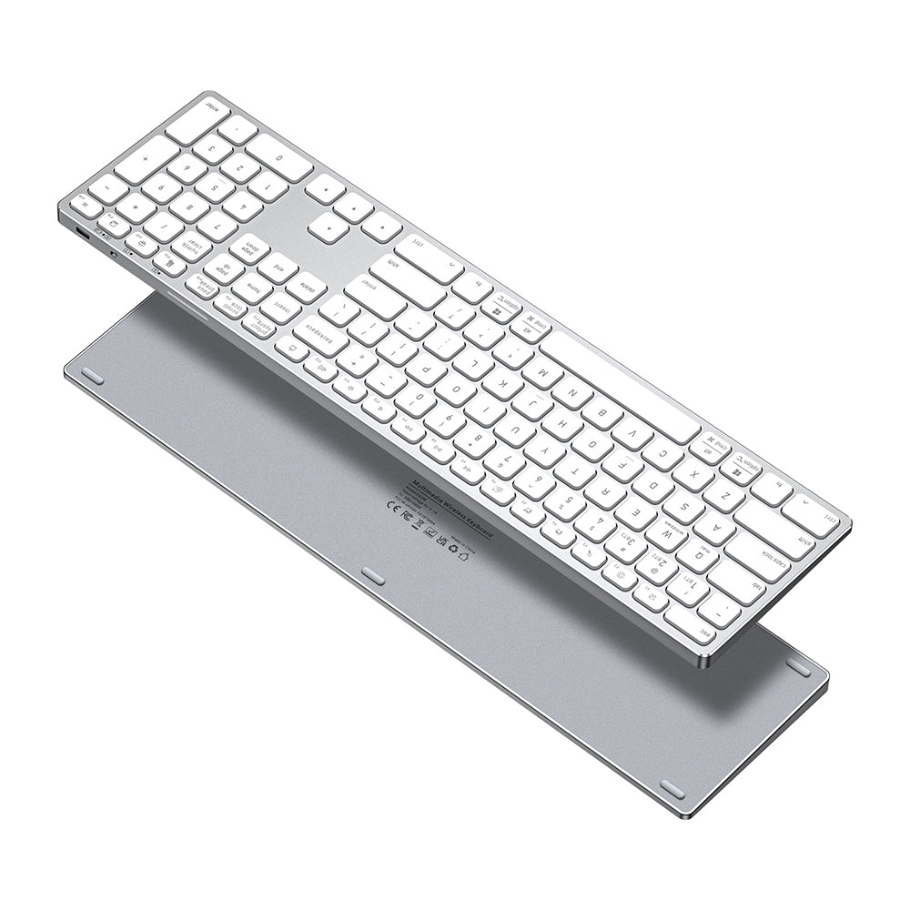 Bluetooth tastatura DUX DUCIS LK, Bela