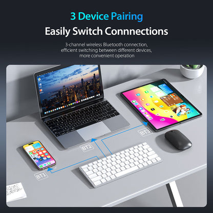 Bluetooth tastatura DUX DUCIS LK Mini, Bela