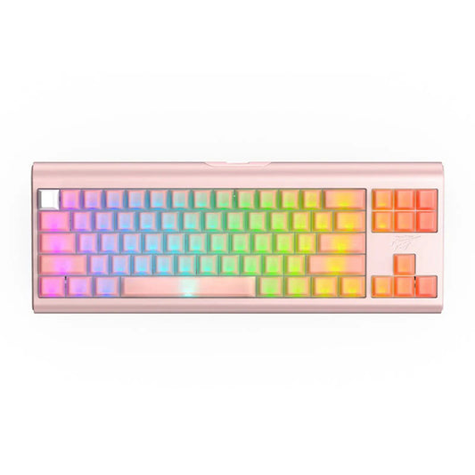 Tastatura Gaming HAVIT KB896L, RGB, 1.2m, Roze