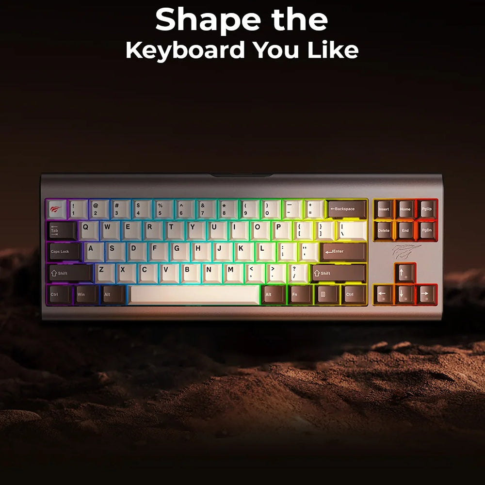 Tastatura Gaming HAVIT KB896L, RGB, 1.2m, Zelena
