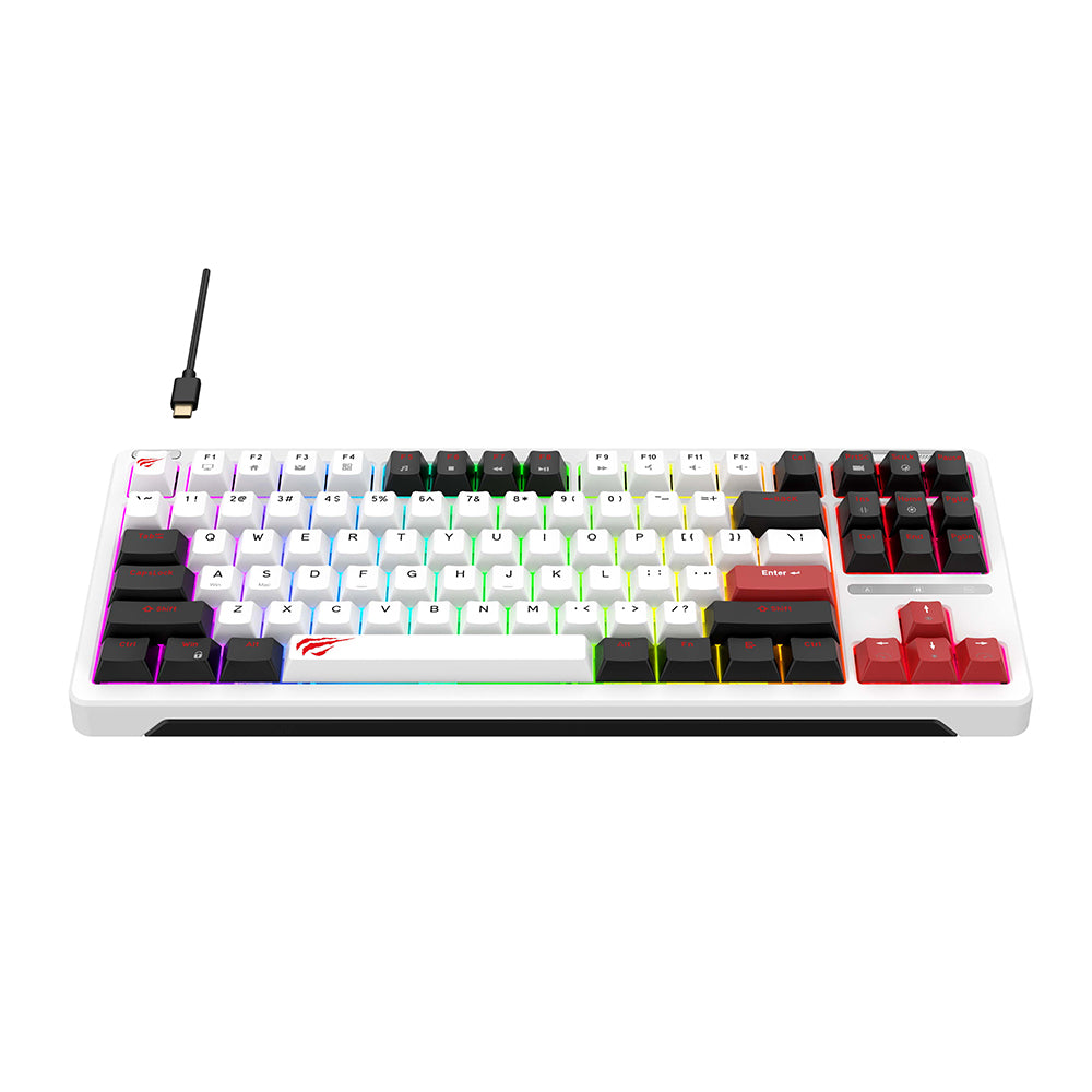 Tastatura Gaming HAVIT KB902L, RGB, 1.8m, Višebojna