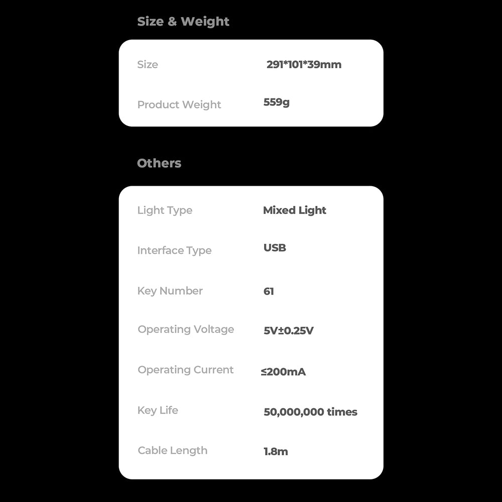 Tastatura Gaming HAVIT KB903L, RGB, 1.8m, Crna