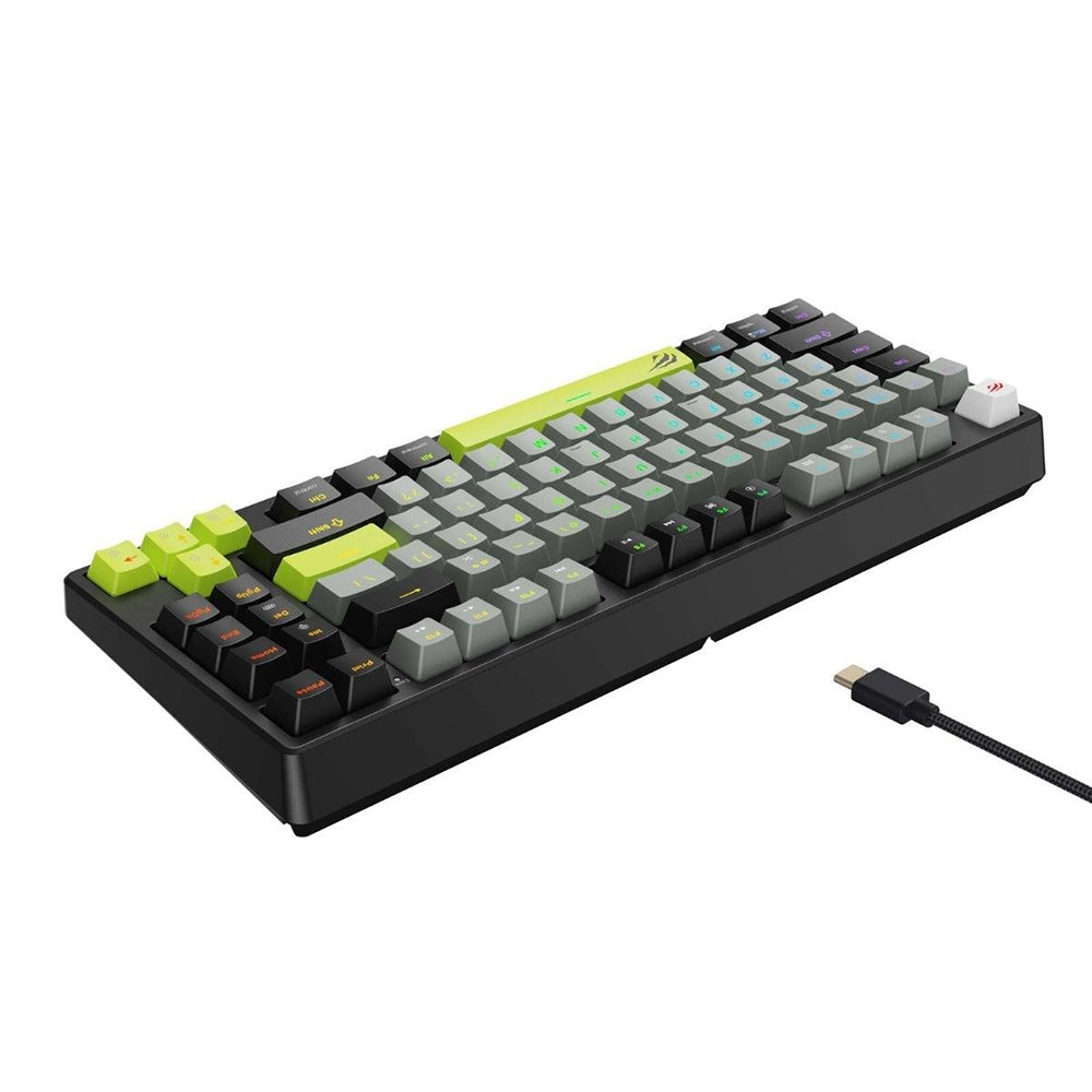 Tastatura Gaming HAVIT KB904L, RGB, 1.8m, Crna Zelena