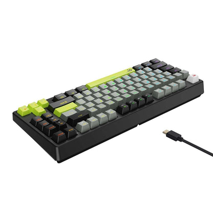 Tastatura Gaming HAVIT KB904L, RGB, 1.8m, Crna Zelena
