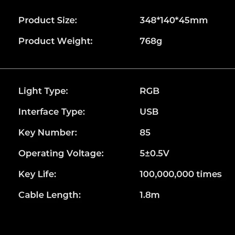 Tastatura Gaming HAVIT KB904L, RGB, 1.8m, Crna Zelena