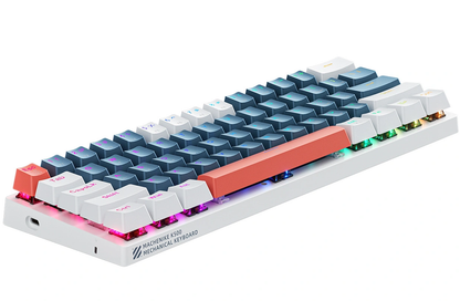 Gejmerska tastatura sa žičanim USB-om Machenike K500-B61 Mechanical, RGB, Plavo Bela