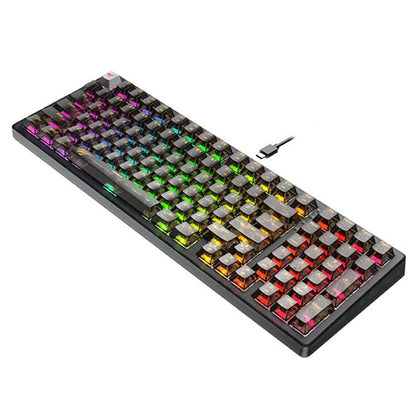 Tastatura Gaming Wired USB HAVIT KB875L, RGB, 1.8m, Crna Transparentna