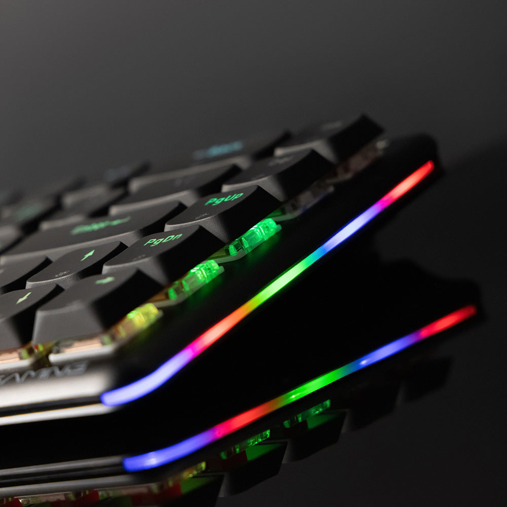 Tastatura Gaming Wireless Proove AFK, RGB, BT / Wi-Fi / Wired, 1.5m, Crna WKAFKEN22001