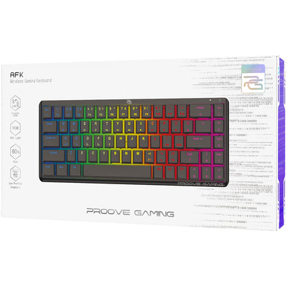 Tastatura Gaming Wireless Proove AFK, RGB, BT / Wi-Fi / Wired, 1.5m, Crna WKAFKEN22001