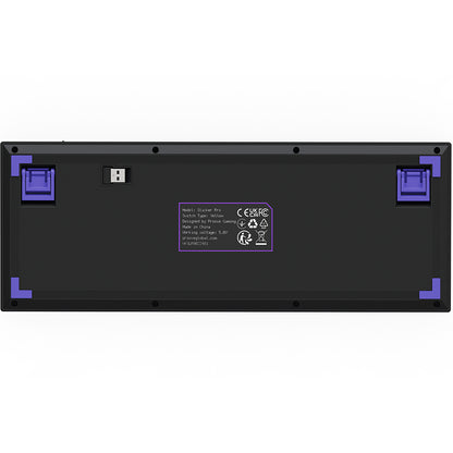 Tastatura Gaming Wireless Proove Slicker Pro, RGB, BT / Wi-Fi / Wired, 1.8m, Crna WKSLPEN22416