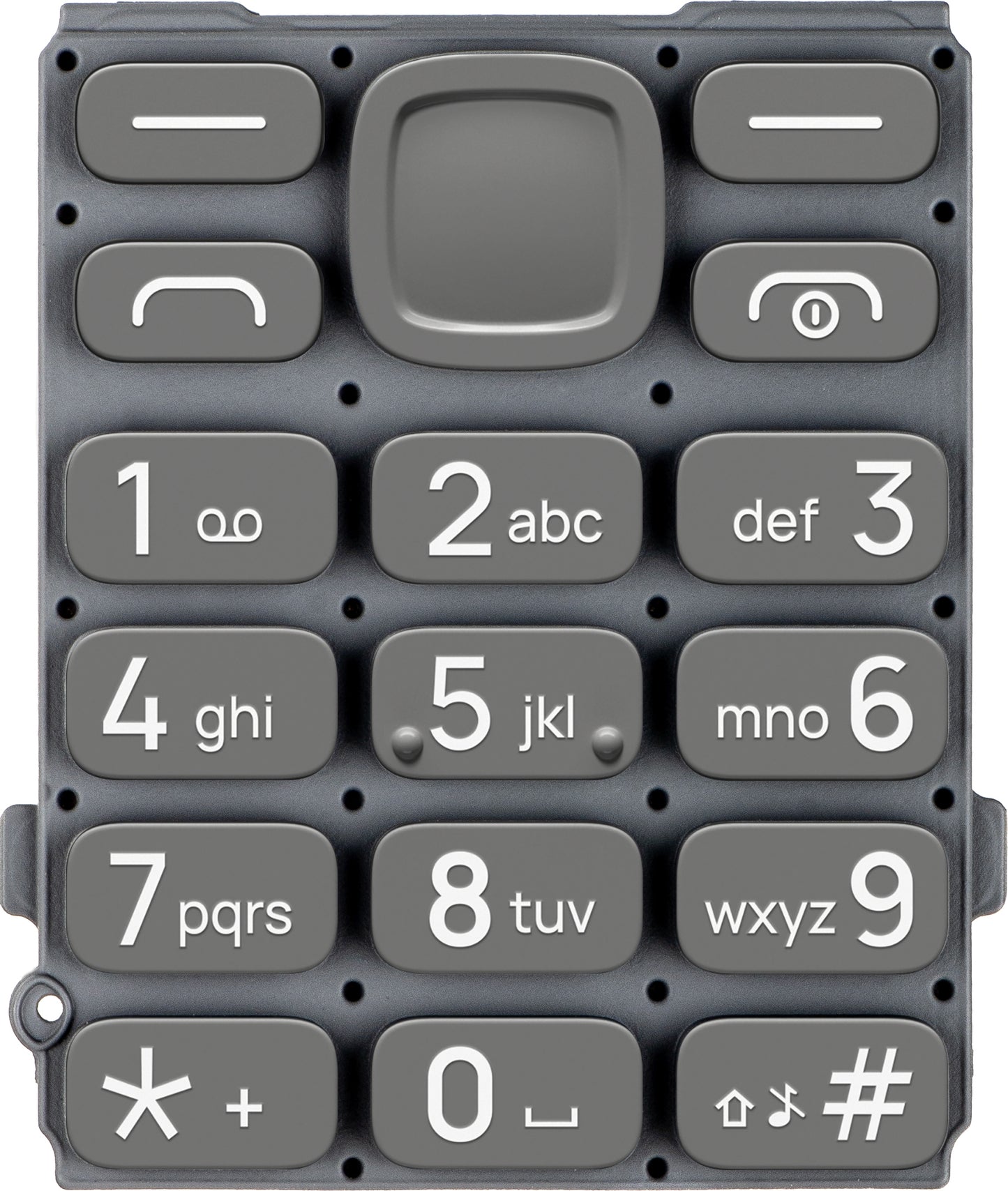Latina tastatura HMD 130 Music, Siva, Service Pack SP20Z14Z1457Y